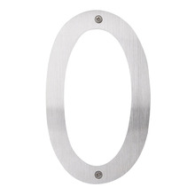 Husnummer 0 Rostfritt stål 25 cm